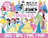 Disney Princess SVG Bundle  Cricut Silhouette Cinderella Little Mermaid Jasmin Ariel.jpg