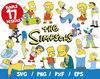 The Simpsons SVG Bundle Bart Simpson Cricut Silhouette Vinyl Cut File Homer Lisa Moe Burns ClipArt.jpg