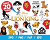 The Lion King SVG 55 Files Bundle Simba Cricut Silhouette Pumba Svg ClipArt Vinyl Cut File.jpg