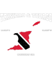 Trinidadian Flag and Map, Trinidad and Tobago coordinates .png