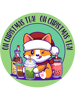 Oh Christmas Tea Corgi Santa Hat .png