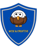 Cute eagle raven wise and creative badge.png