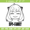 Anya smile Embroidery Design, Spy x family Embroidery, Embroidery File, Anime Embroidery, Anime shirt,Digital download.jpg