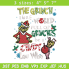 The grinch logo Embroidery design, Grinch christmas Embroidery, Grinch design, Embroidery File, Instant download.jpg