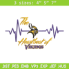 The heartbeat of Minnesota Vikings embroidery design, Vikings embroidery, NFL embroidery, logo sport embroidery..jpg