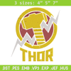Thor logo Embroidery Design, Marvel Embroidery, Embroidery File, Anime Embroidery, Anime shirt, Digital download.jpg
