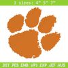 Tiger Paws logo embroidery design, NCAA embroidery, Sport embroidery,Logo sport embroidery,Embroidery design.jpg