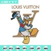 Duck cartoon lv Embroidery Design, LV Embroidery, Brand Embroidery, Embroidery File, Logo shirt, Digital download.jpg
