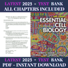 Latest 2023 Essential Cell Biology 5th Edition Alberts Hopkin Test Bank  All Chapters Included.png