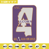 Alcorn State logo embroidery design, Logo embroidery, Sport embroidery, logo sport embroidery, Embroidery design.jpg