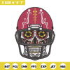 Atlanta Falcons Skull Helmet embroidery design, Falcons embroidery, NFL embroidery, sport embroidery, embroidery design..jpg