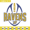 Baltimore Ravens Ball embroidery design, Ravens embroidery, NFL embroidery, logo sport embroidery, embroidery design..jpg