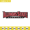 Illinois State logo embroidery design, Sport embroidery, logo sport embroidery, Embroidery design,NCAA embroidery.jpg