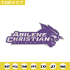 Abilene Christian logo embroidery design, Sport embroidery, logo sport embroidery,Embroidery design, NCAA embroidery..jpg