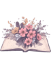 Flowers Growing Out Of Book.png