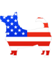 Lancashire Heeler -American Flag Lancashire Heeler Silhouette.png