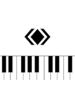 Sky children of the light (cotl) - Piano symbol (white).png