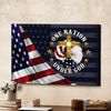 Jesus One Nation Under God Canvas American Flag Veteran Day Christian Cross Gift Canvas Home Decor2.jpg