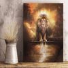 Lion and Lamb Canvas Wall Art, Lion and Lamb Picture.jpg