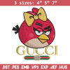Girl Bird gucci Embroidery design, Angry Birds Embroidery, cartoon design, Embroidery File, logo shirt, Instant download.jpg