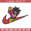 Goku x nike Embroidery Design, Dragonball Embroidery, Embroidery File, Nike Embroidery, Anime shirt, Digital download.jpg