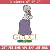Granny Gucci Embroidery design, Granny Gucci cartoon Embroidery, cartoon design, Embroidery File, Instant download..jpg