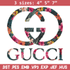 Gucci flower Embroidery Design, Gucci Embroidery, Brand Embroidery, Logo shirt, Embroidery File, Digital download.jpg