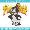 Chilly Willy Thrasher Embroidery design, Chilly Willy Embroidery, cartoon design, Embroidery File, Digital download..jpg