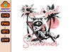 Feral Girl Summer Svg, Summer Svg Design, Summer Graphic Svg, Sublimation Design, Beach Svg, Funny Raccoon Design Svg.jpg