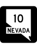 Nevada State Route SR 10  United States Highway Shield Sign   .png