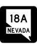 Nevada State Route SR 18A  United States Highway Shield Sign   .png