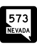 Nevada State Route SR 573  United States Highway Shield Sign    .png