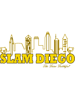 Slam Diego - San Diego City Skyline (Gold) - The Friar Faithful  .png