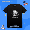 Cute Death Metal Unicorn Funny Heavy Metal T-Shirt.png