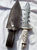 Hand forge Custom knives, Skull knife, Wolf knife, hunting Knife, Dagger knife,