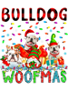 Bulldog Xmas Woof Santa Reindeer Elf Bulldogs With Gnome 76.png