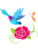 colorful hummingbird butterfly lover woman girl novelty 2.png