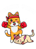 Meow Thai Thaiboxing Cat Kitten Martial Arts.png