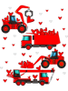 Valentines Day Crane Truck Construction Heart Toddler Boys.png