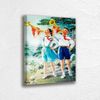 Chinese Propaganda Children Poster, Morning in the Summer Camp,Chinese Canvas Print, China Wall Art.jpg