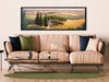 Tuscan Hills Wall Art, Oil Landscape Painting On Canvas By Mela - Large Gallery Wrapped Canvas Wall Art Prints WithWithout Floating Frames.jpg