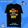 Mom Of The Birthday Boy Train Shirt For Mommy Mama Mother.png