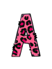 Letter A Pink Leopard.png