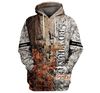 Personalized Hunting Bow Hunter Deer Hunting - 3D Printed Pullover Hoodie