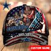 Dallas Cowboys Mascot Flag Caps, NFL Dallas Cowboys Caps for Fan