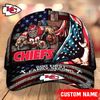 Kansas City Chiefs Mascot Flag Caps, NFL Kansas City Chiefs Caps for Fan