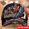 New Orleans Saints Mascot Flag Caps, NFL New Orleans Saints Caps for Fan