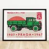 Green Truck - Matchbox Print - Aesthetic Wall Art - Vintage Art - Matchbox Wall Poster - Vintage Poster Print.jpg