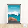 Nazare Travel Poster Print  Portugal.jpg