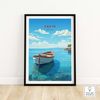 Crete Print  Travel Poster   Birthday present  Wedding Anniversary gift  Home Decor.jpg